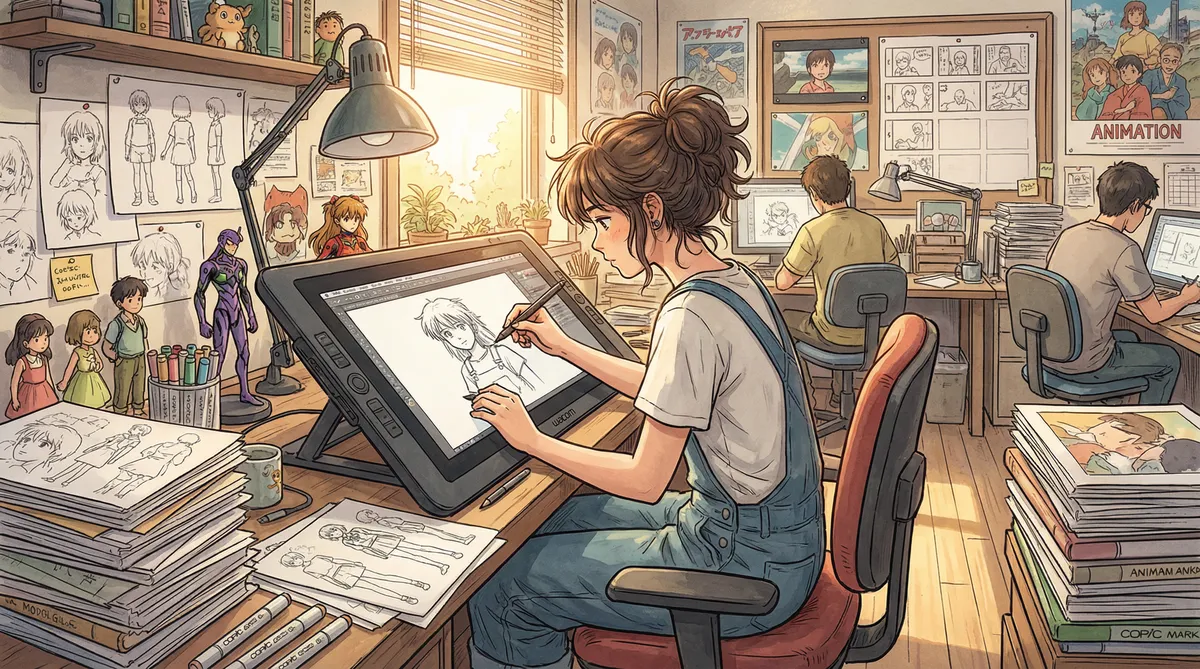 动漫创作者工作室访谈场景——51动漫专家观点